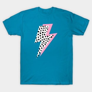 Dalmatian Lightning Bolt and Pink T-Shirt